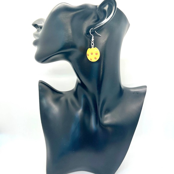 Chocolate Chip Cookies Earrings - Snack Earrings - Food Earrings - Novelty Earri - Picture 6 of 8
